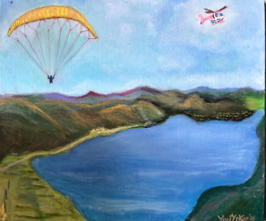 木崎湖ドクターヘリ / Lake Kizaki – Air Ambulance