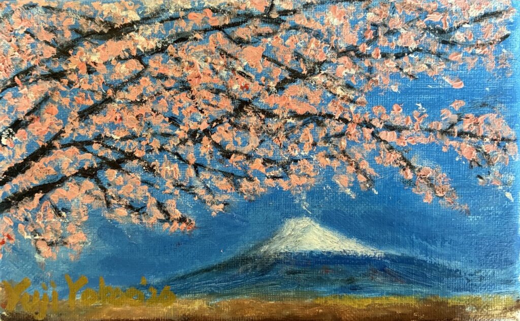 桜と富士 / Cherry Blossoms and Mount Fuji